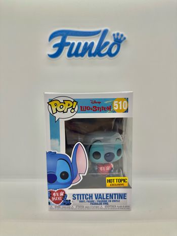 Funko Pop Disney Stitch Valentine 520 Hot Topic 🇺🇸
