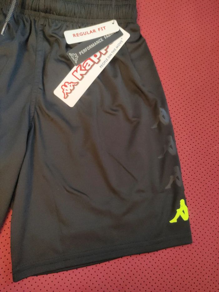 Short de foot Napoli, Kappa Authentique Officiel taille enfant 10ans, Neuf - photo numéro 3