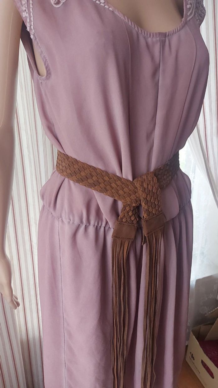 Ceinture tressée Naf Naf cuir taille 3 (85cm) - photo numéro 5