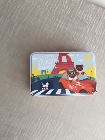 Boîte en fer petit oursons