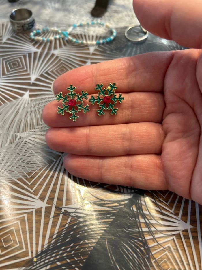Boucles d’oreilles Noël - photo numéro 2