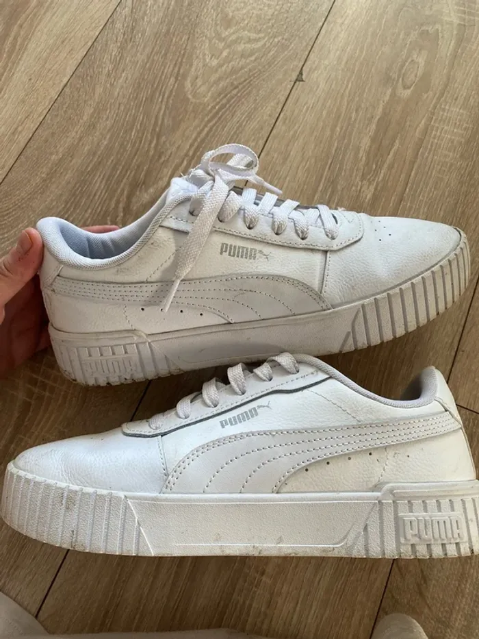 Basket blanche puma taille 40 - photo numéro 4