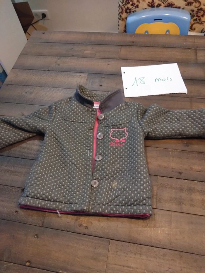 Manteau gris 18 mois