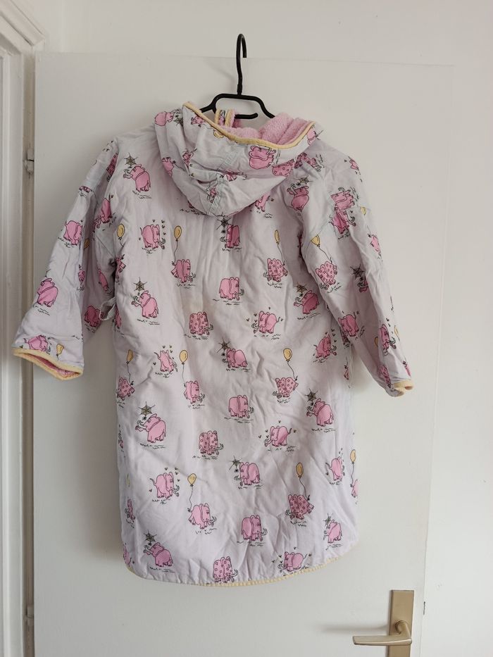 Peignoir blanc et rose - photo numéro 2