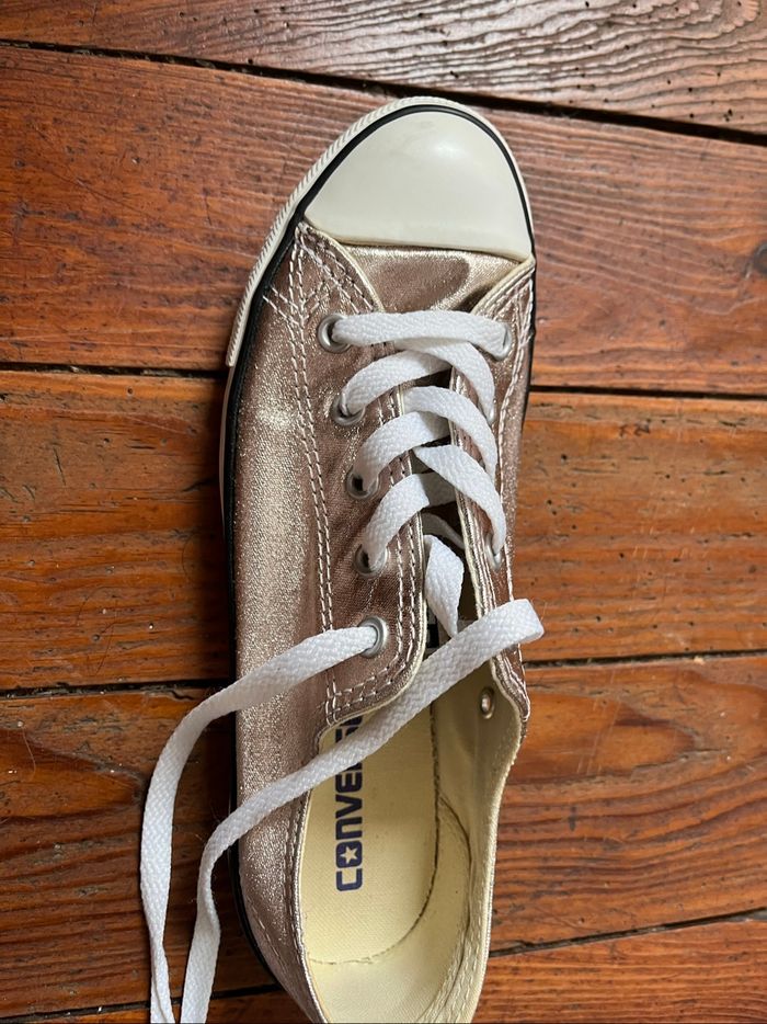 Converse Rose Argenté 37,5 - photo numéro 4