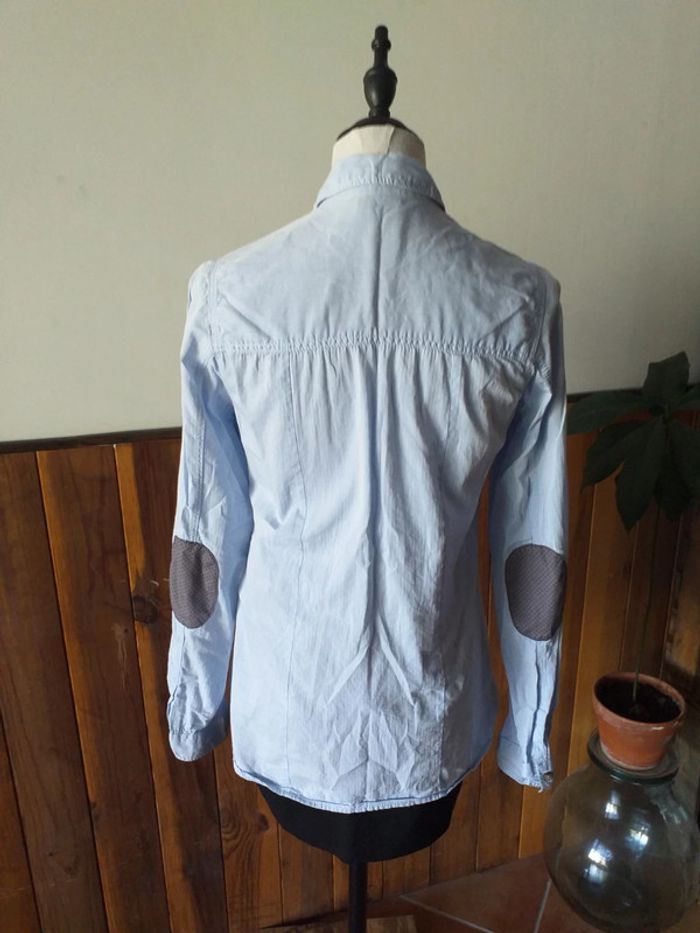 Chemise bleu avec poches - photo numéro 4