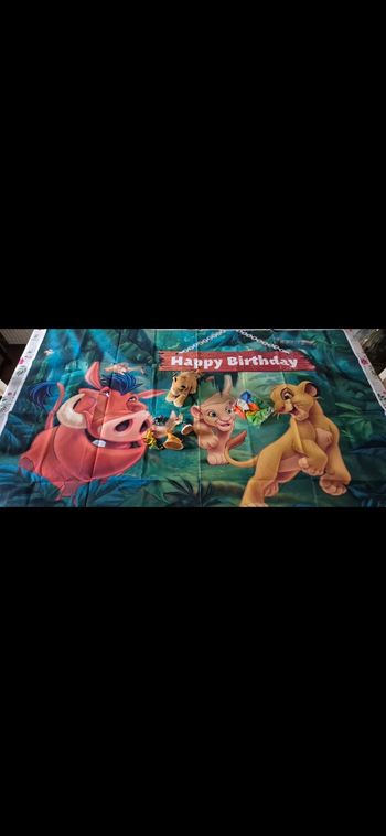 Lot decoration anniversaire Roi lion