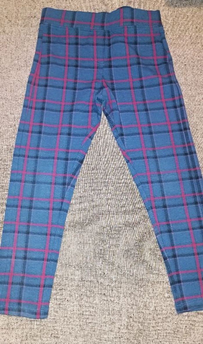 Pantalon à carreaux La Halle 6 ans