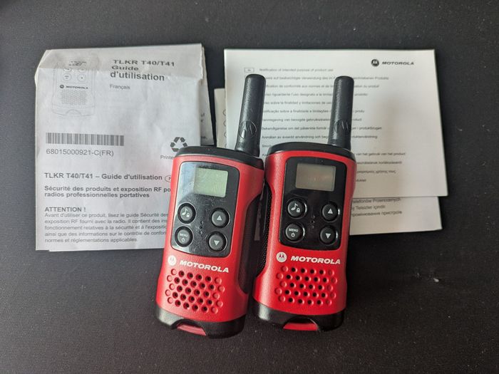 Talkie walkie motorola TLKR T40/41