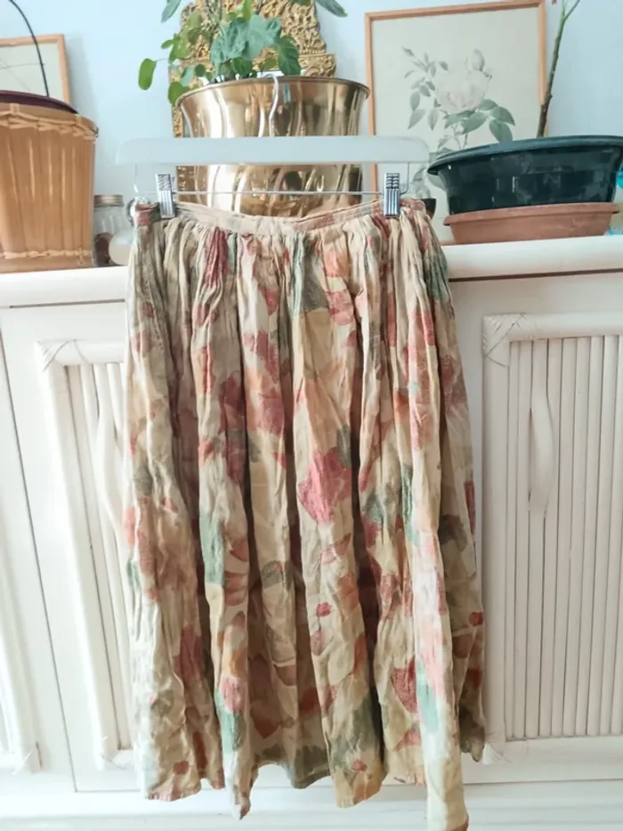 Jupe vintage plein sur taille 40 - photo numéro 8