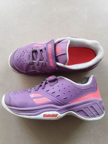 Tennis violettes fille 31 BABOLAT TBE