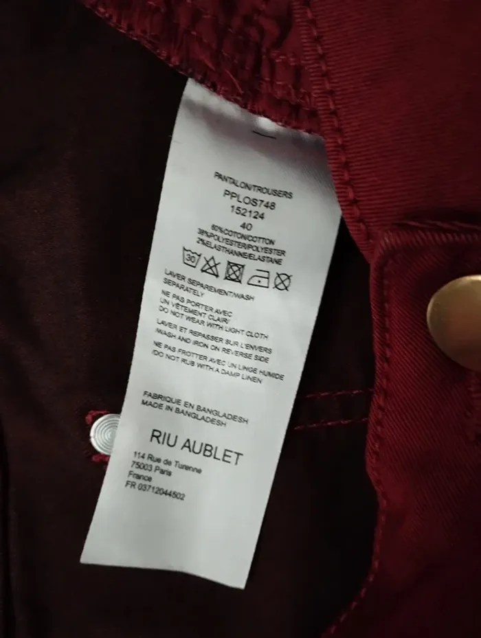 Jean Riu Paris taille 40 - photo numéro 7
