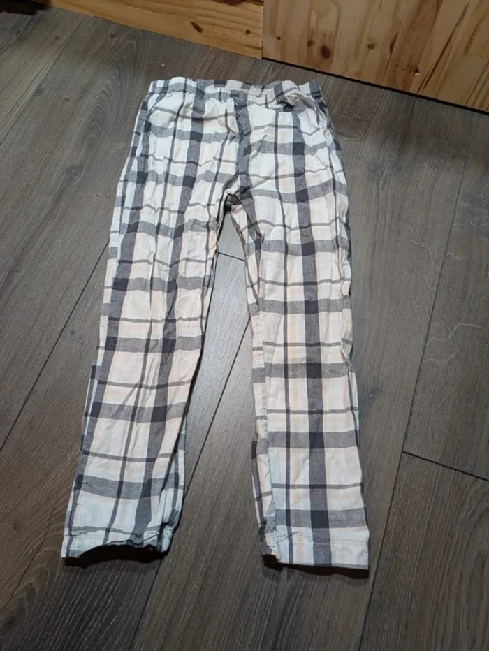 Pantalon mixte à carreaux 3 ans