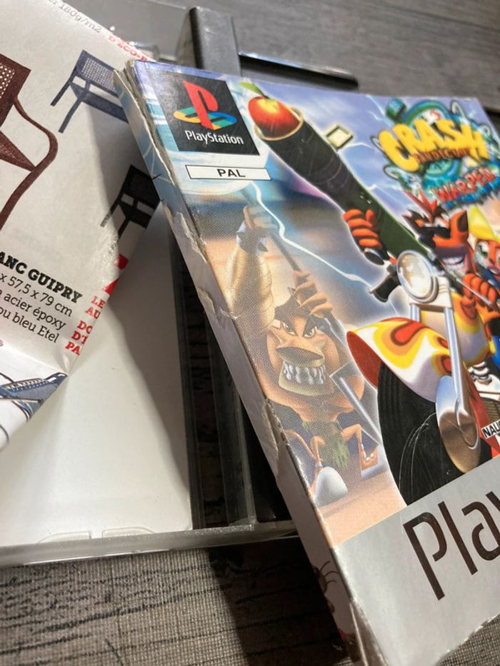 Crash Bandicoot Warped Jeu PS1 complet Platinum Sony - photo numéro 4
