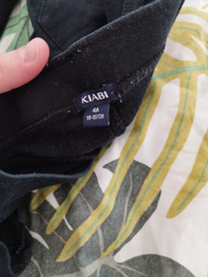 Pantalon noir élastique 4 ans Kiabi - photo numéro 4