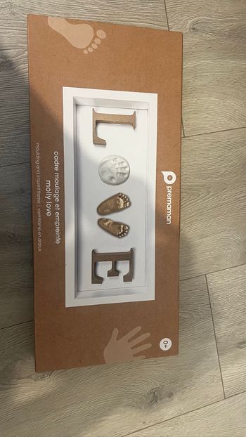 Cadre love +moulage et empreinte cadre