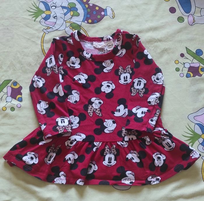 Robe Mickey/Minnie bébé fille
