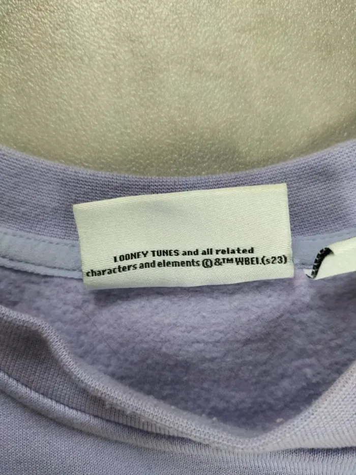 Sweat Looney Tunes – Bugs Bunny (Taille S) - photo numéro 6