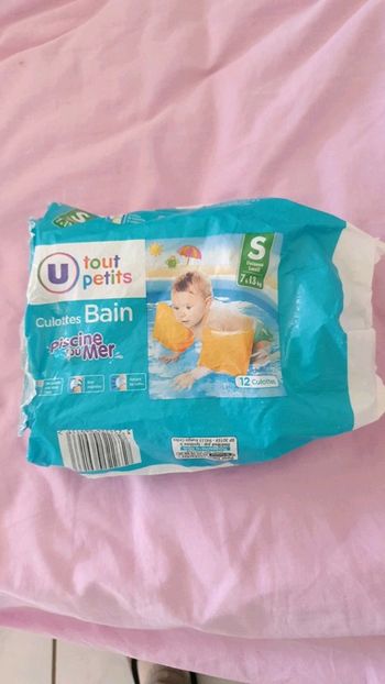 2 culottes de bain piscine ou mer Taille S 7 a 13 kg