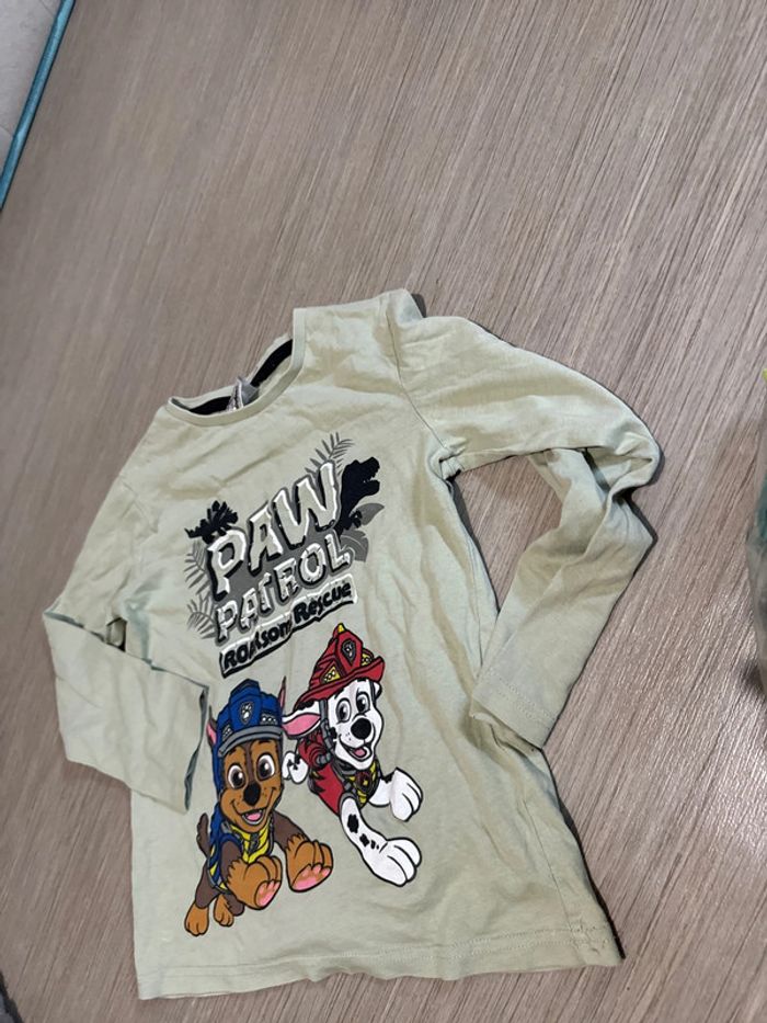 Ter shirt manche longue paw patrol 8 ans - photo numéro 2