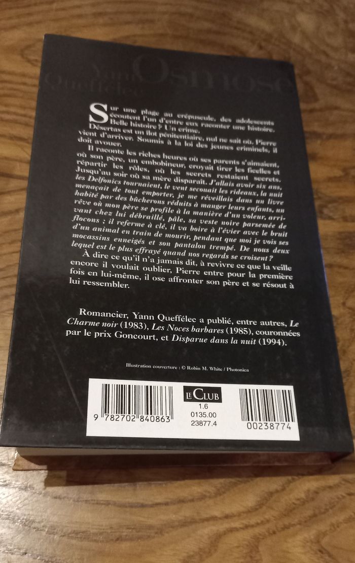 Livre roman osmose - photo numéro 2