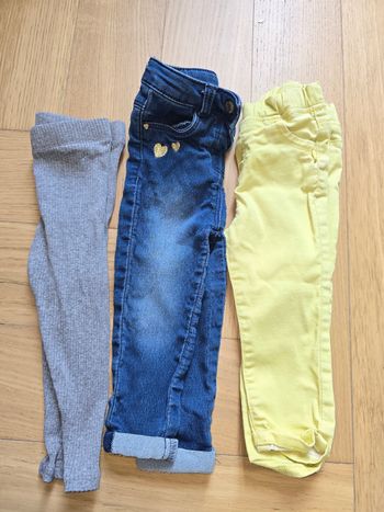 Lot de 3 pantalons fille 18 mois