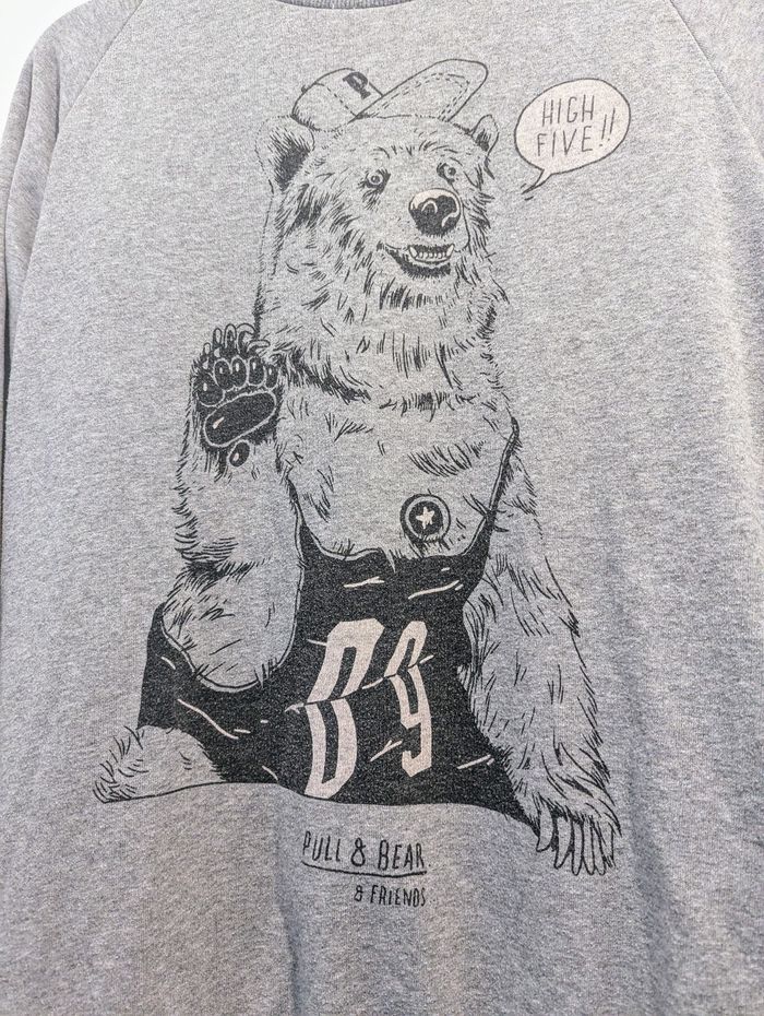 Sweat gris homme taille M Pull and bear - photo numéro 6