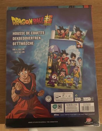 Housse couette dragonball z