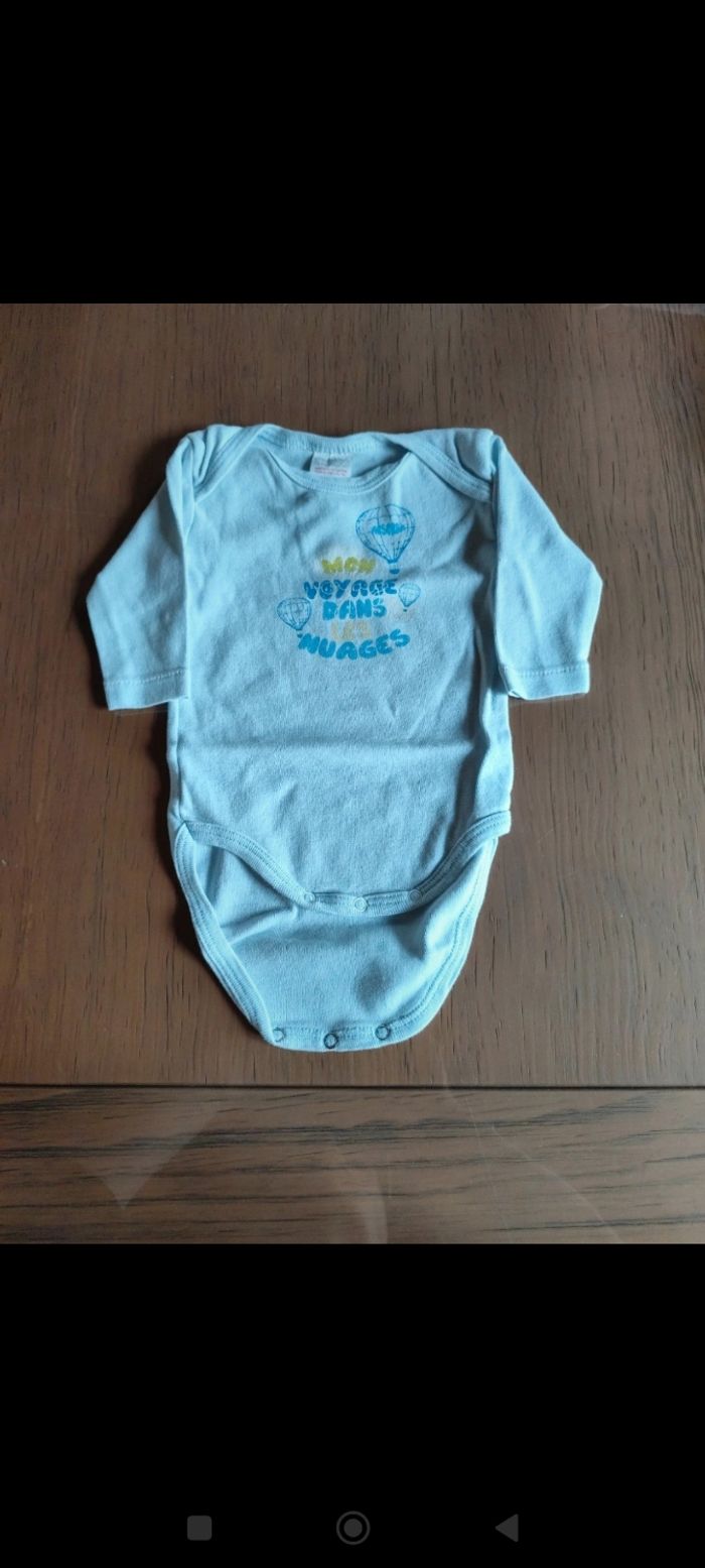 Lot de 5 bodies manches longues garçon taille 3 mois - photo numéro 5