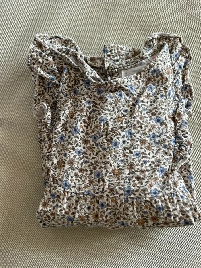 Robe manches longues à fleurs - photo numéro 3