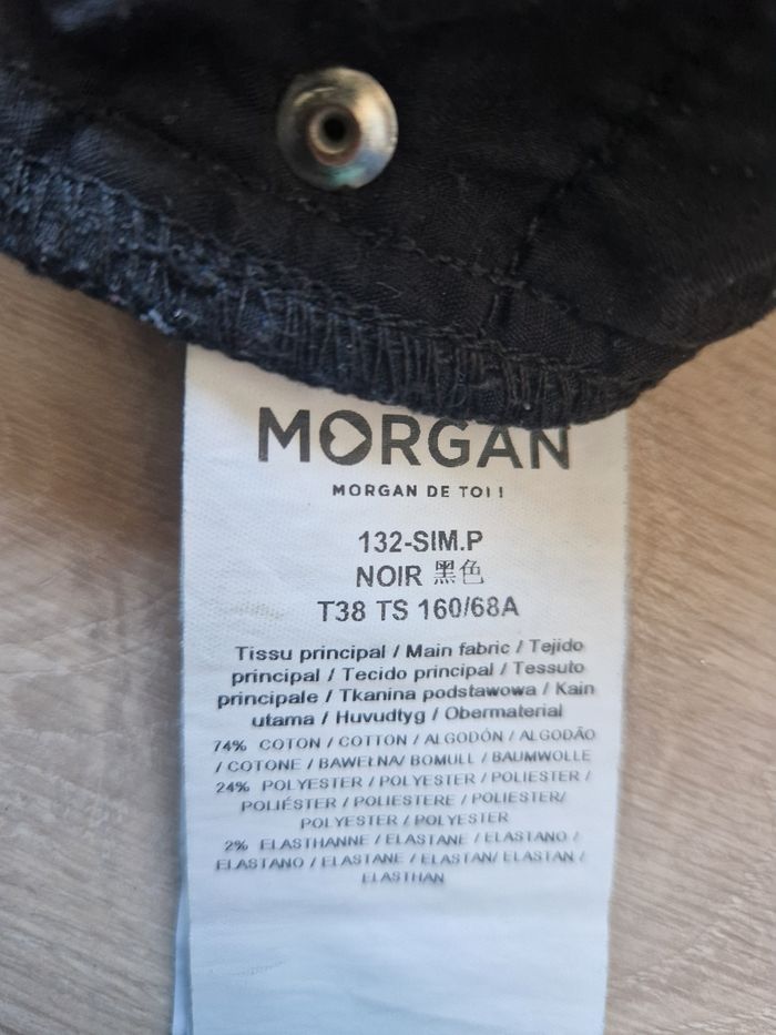 Short femme noir Morgan à sequins taille 38 - photo numéro 9