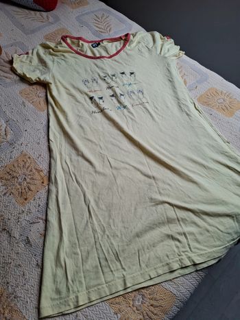 Jolie chemise de nuit femme 100%coton