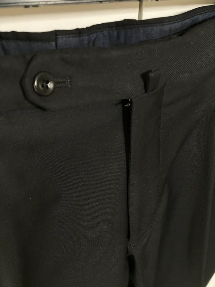 Sublime pantalon noir incotex || 100% laine || high comfort - photo numéro 2