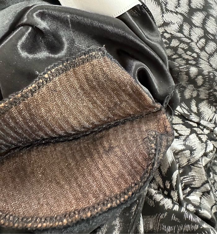 Blouse tigre noire et argentée C&A Y2K T46 3XL - photo numéro 9