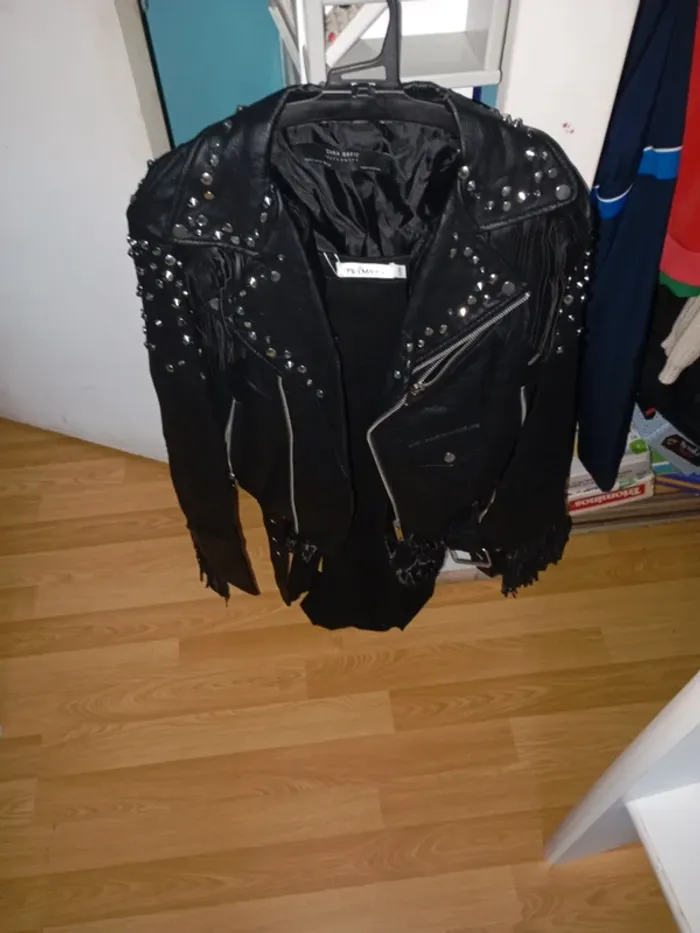 Superbe veste biker Zara t s