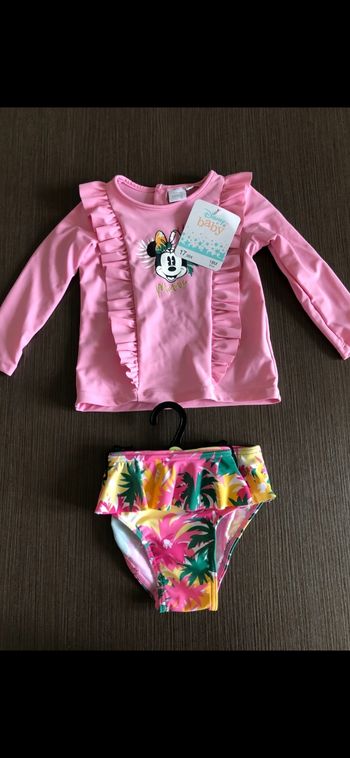 Maillot de bain fille minnie disney 81 cm 18 mois