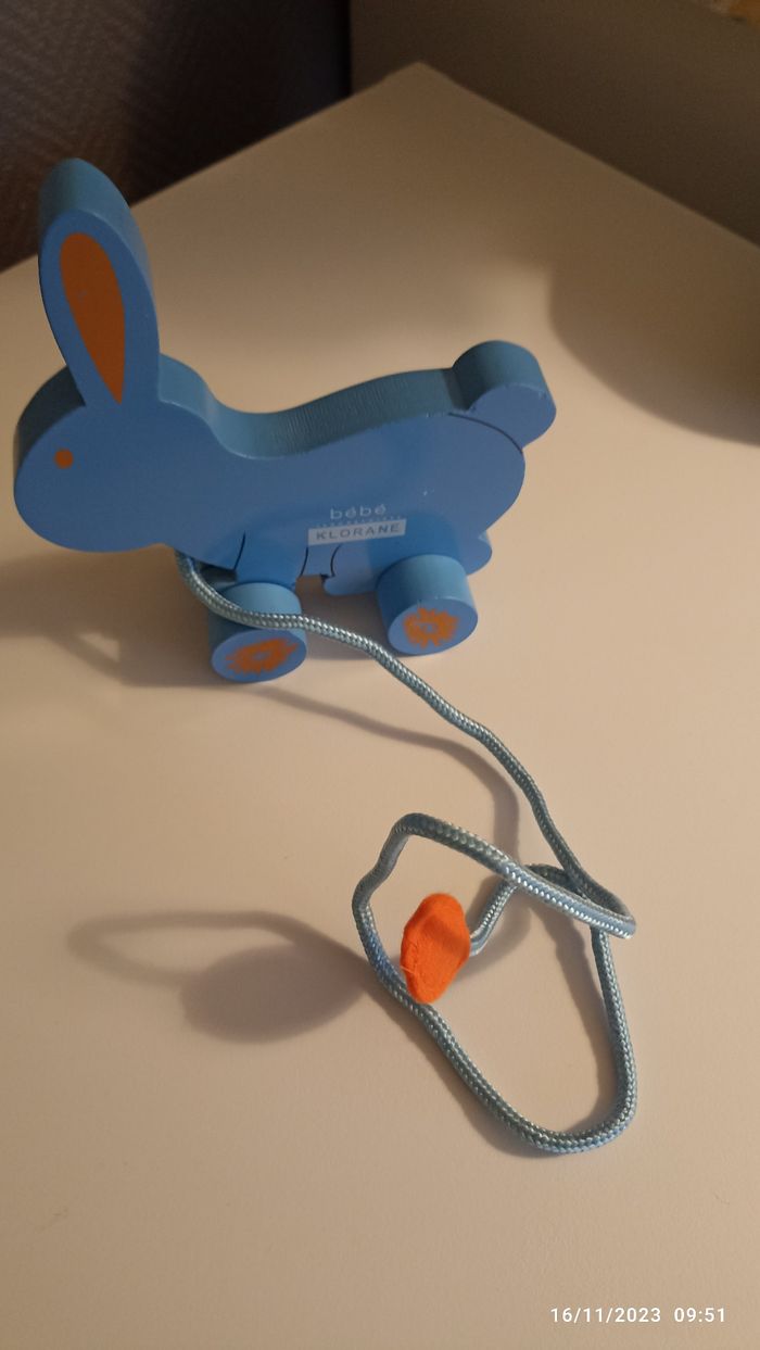 Lapin bois Klorane a tracter