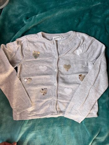 Gilet cœur 6 ans