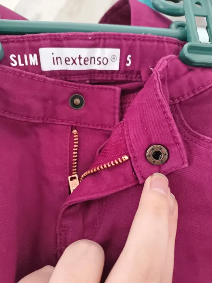 Pantalon slim taille 5 ans - photo numéro 4