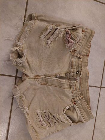 Mini short jean