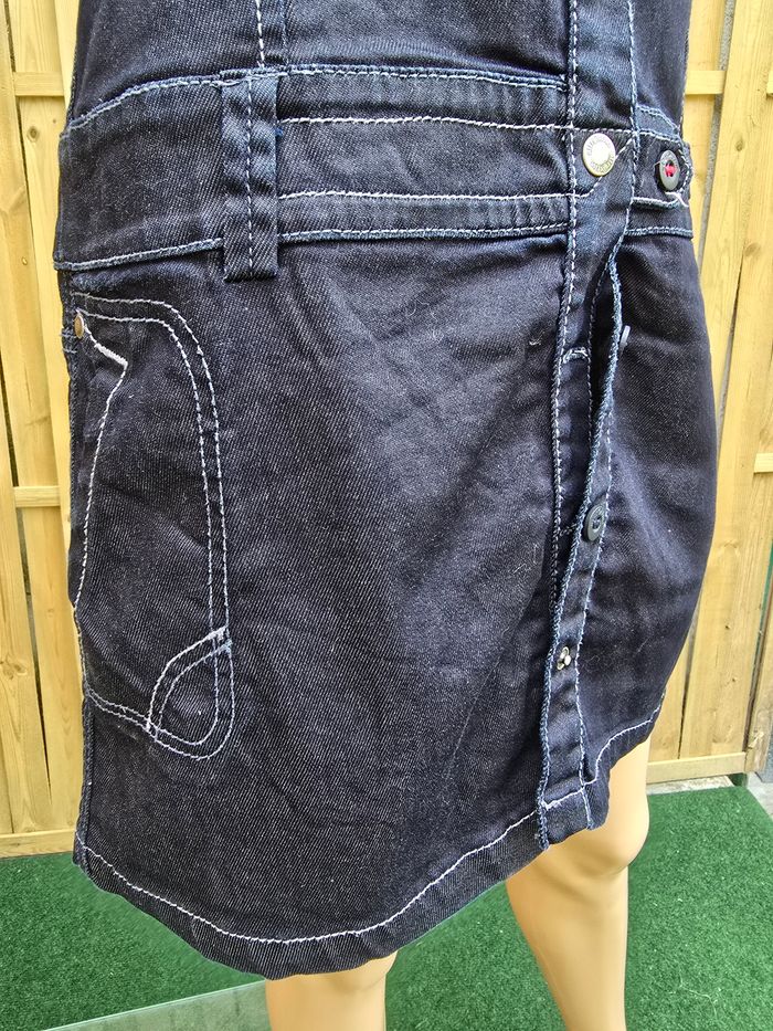 Robe cargo taille basse jeans brut 🍒vintage y2k 2000🍒taille unique voir mesures descriptif - photo numéro 6