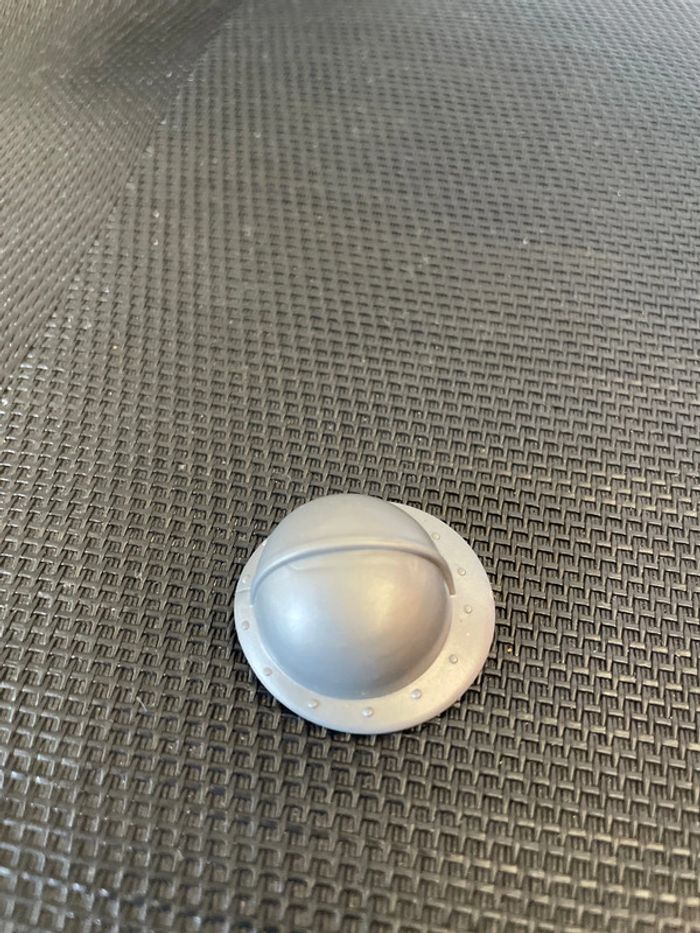 Playmobil casque morion gris clair armure chevalier moyen âge château citadelle forteresse - photo numéro 4