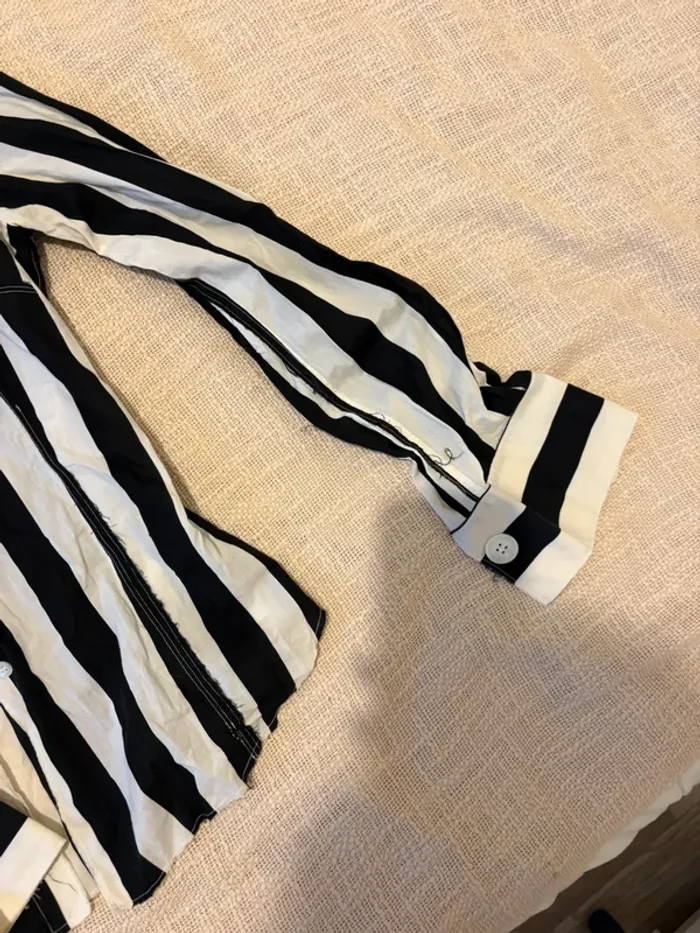 Chemise Paul Smith femme – Rayures noires et blanches – Taille 40 - photo numéro 4