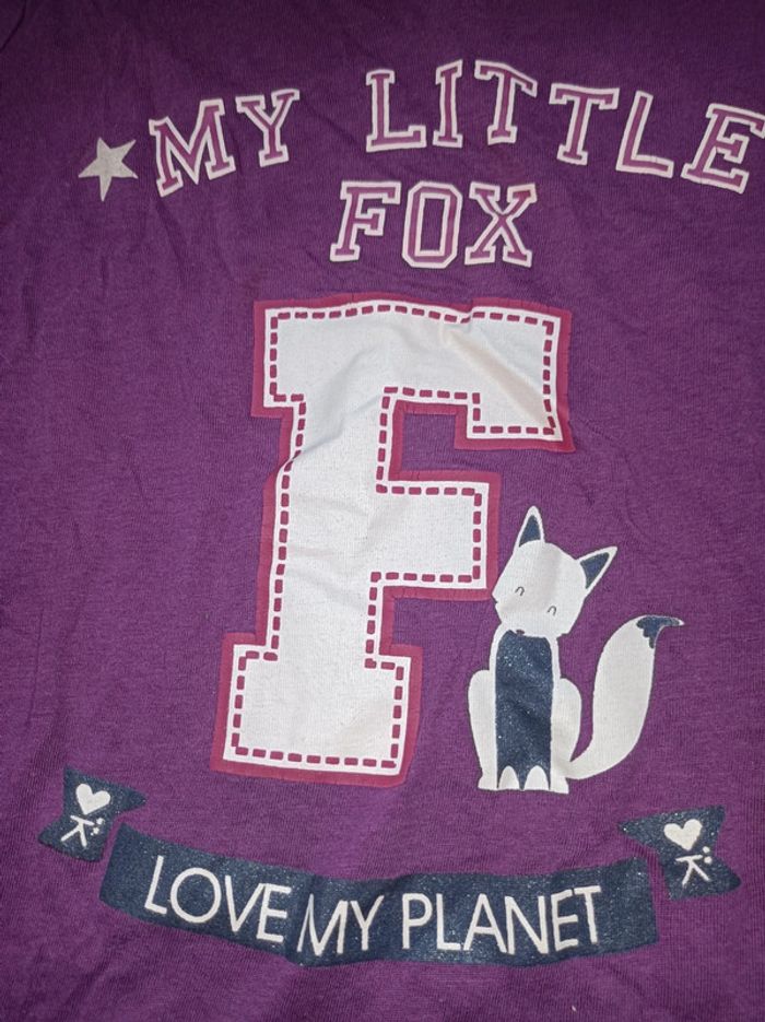 T-shirt manches longues fille Okaïdi taille 12 ans en très bon état - photo numéro 4