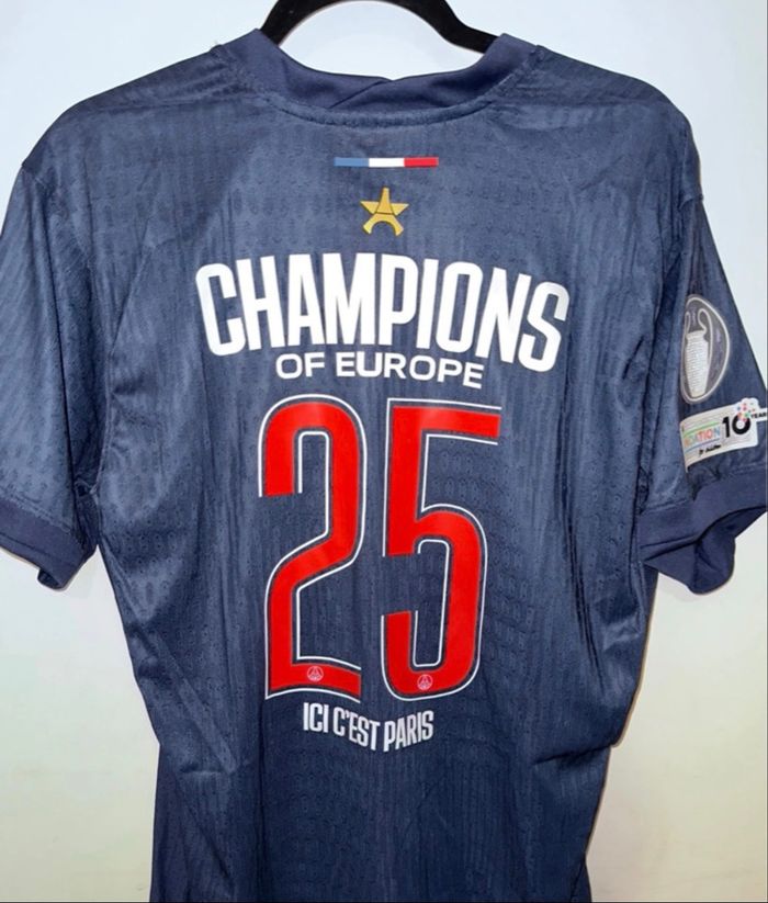 Maillot PSG version joueur Champions Of Europe 25