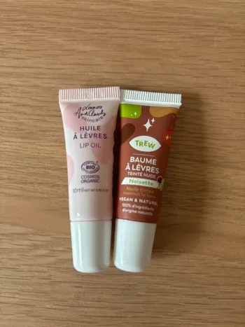 Lot 2 soins lèvres bio – Huile & Baume teinté