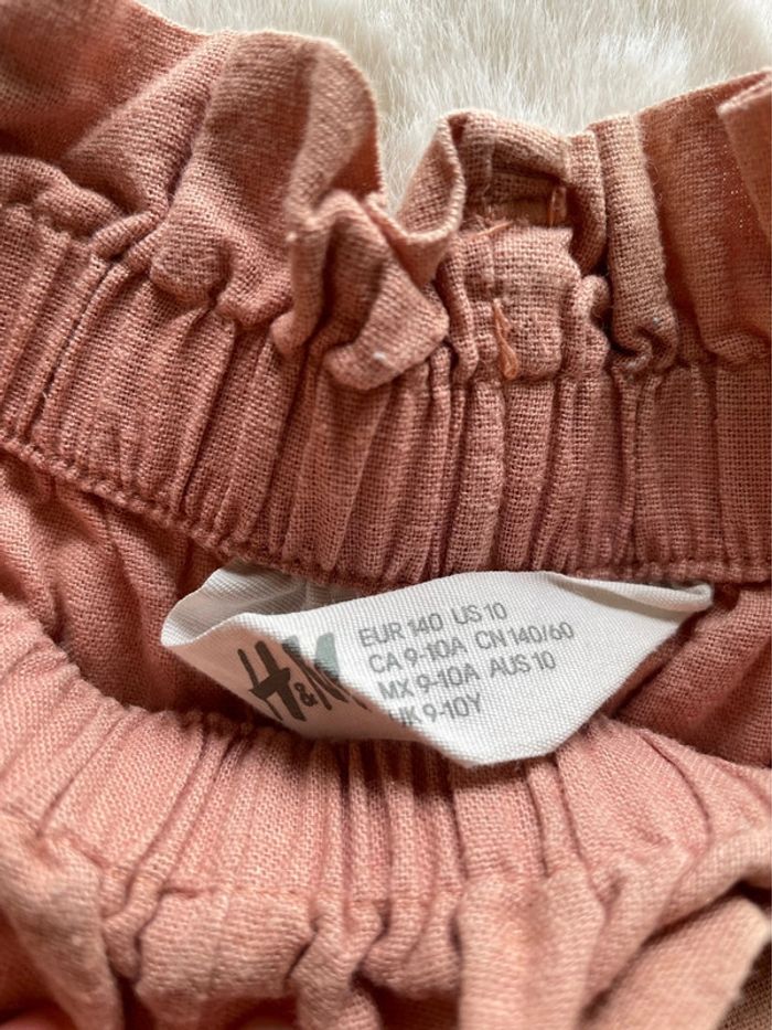 Short été H&M terracotta 10 ans - photo numéro 3