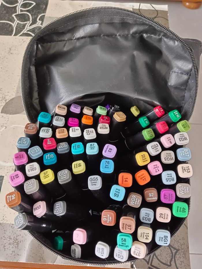 Sac de 78 stylos feutres - photo numéro 4