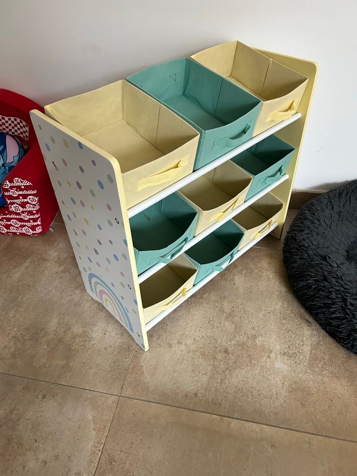 Meuble rangement jeux enfants