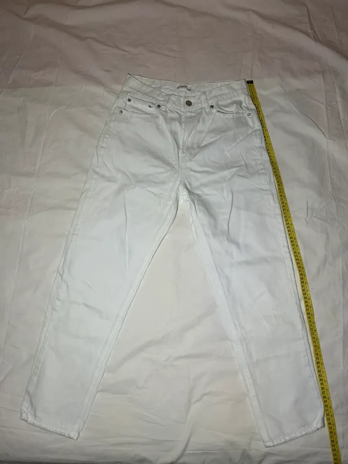 Jean pull & bear blanc